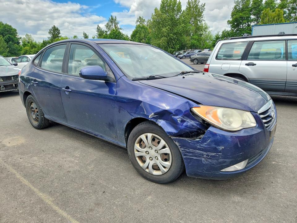 2010 Hyundai Elantra VIN KMHDU4AD1AU987762 COPART salvage auction — FRONT END, Or - Salvage Title Certificate, sold $575 on 2026-07-13 (photo 4)