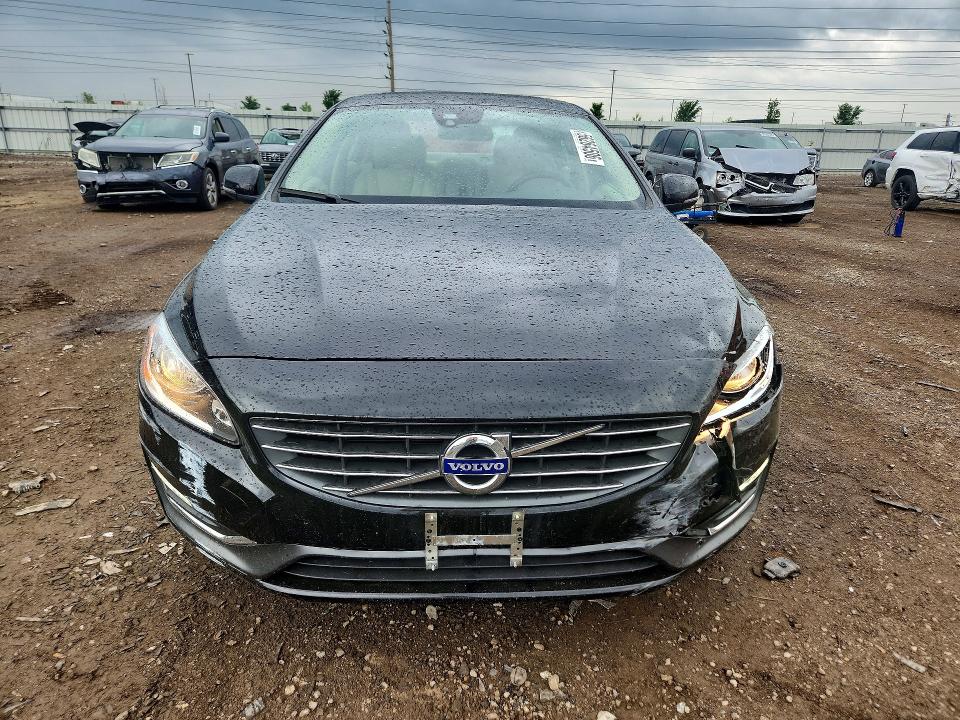 2015 Volvo S60 VIN YV140MFB4F1306357 COPART salvage auction — FRONT END, Wv - Salvage Certificate, sold $2,300 on 2026-08-13 (photo 5)