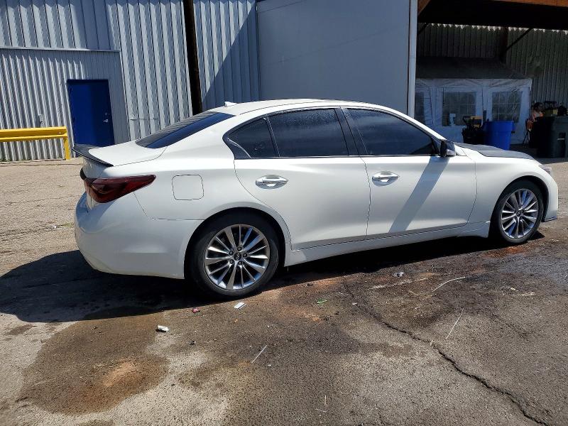 2019 Infiniti Q50 VIN JN1EV7AR4KM558977 COPART salvage auction — FRONT END, Co - Cert Of Title-Rebuilt Salvage, sold $2,100 on 2026-07-14 (photo 3)