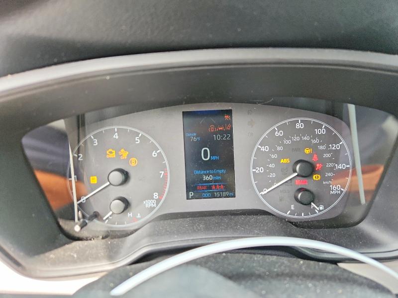 2025 Toyota Corolla cross VIN 7MUAAABG5SV130332 COPART salvage auction — FRONT END, NJ - CERT OF TITLE-SALVAGE, sold $5,200 on 2026-07-31 (photo 9)