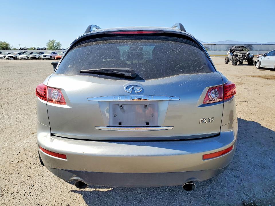 2007 Infiniti Fx35 VIN JNRAS08U07X101224 COPART salvage auction — SIDE, Az - Cert Of Title - Salvage, sold $325 on 2026-07-10 (photo 6)