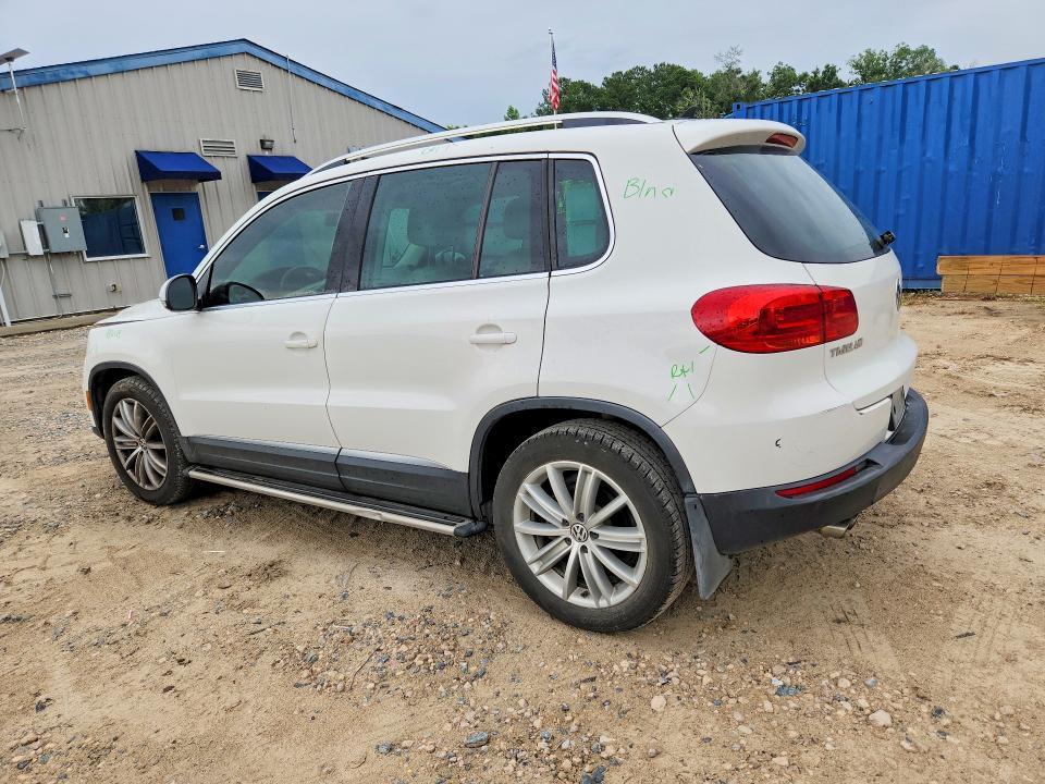 2014 Volkswagen Tiguan VIN WVGAV3AX1EW540878 COPART salvage auction — FRONT END, Fl - Cert Of Title Slvg Rebuildable, sold $650 on 2026-07-06 (photo 2)