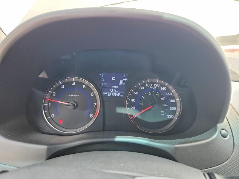 2013 Hyundai Accent VIN KMHCT4AE9DU510394 COPART salvage auction — FRONT END, ON - PERMIT NO BRAND - UNFIT, sold $450 on 2026-07-14 (photo 9)