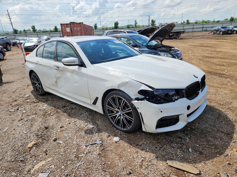 2018 BMW 5er VIN WBAJE5C58JWA95075 COPART salvage auction — FRONT END, Il - Salvage Certificate, sold $1,750 on 2026-07-28 (photo 4)