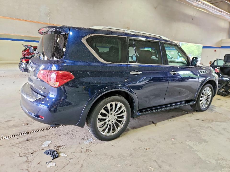 2017 Infiniti Qx80 VIN JN8AZ2NF8H9640472 COPART salvage auction — FRONT END, VA - CERT OF TITLE - SALVAGE, sold $3,700 on 2026-07-31 (photo 3)