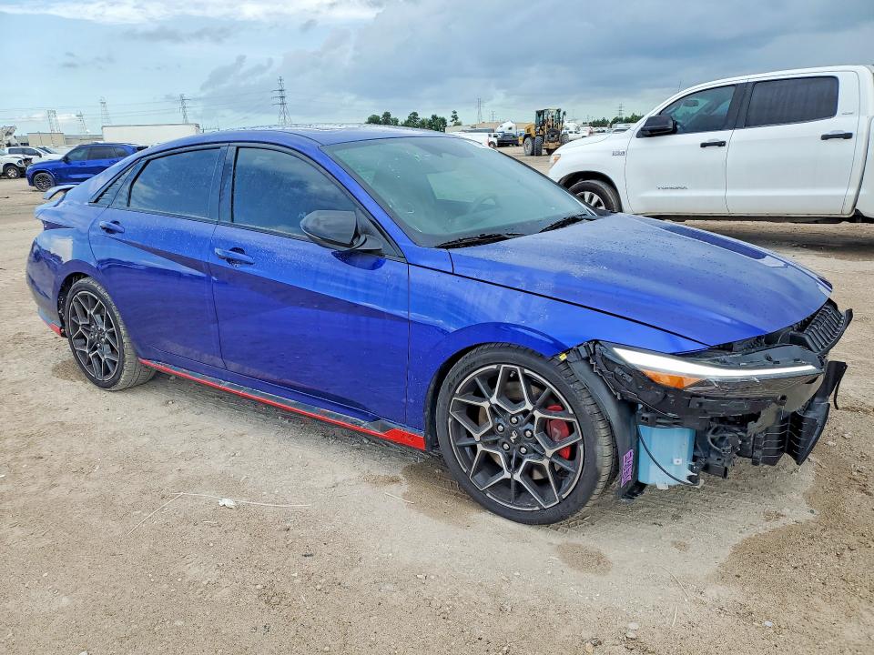 2025 Hyundai VIN KMHLW4DK4SU030902 COPART salvage auction — REAR END, Tx - Salvage Vehicle Title, sold $7,800 on 2026-07-14 (photo 4)