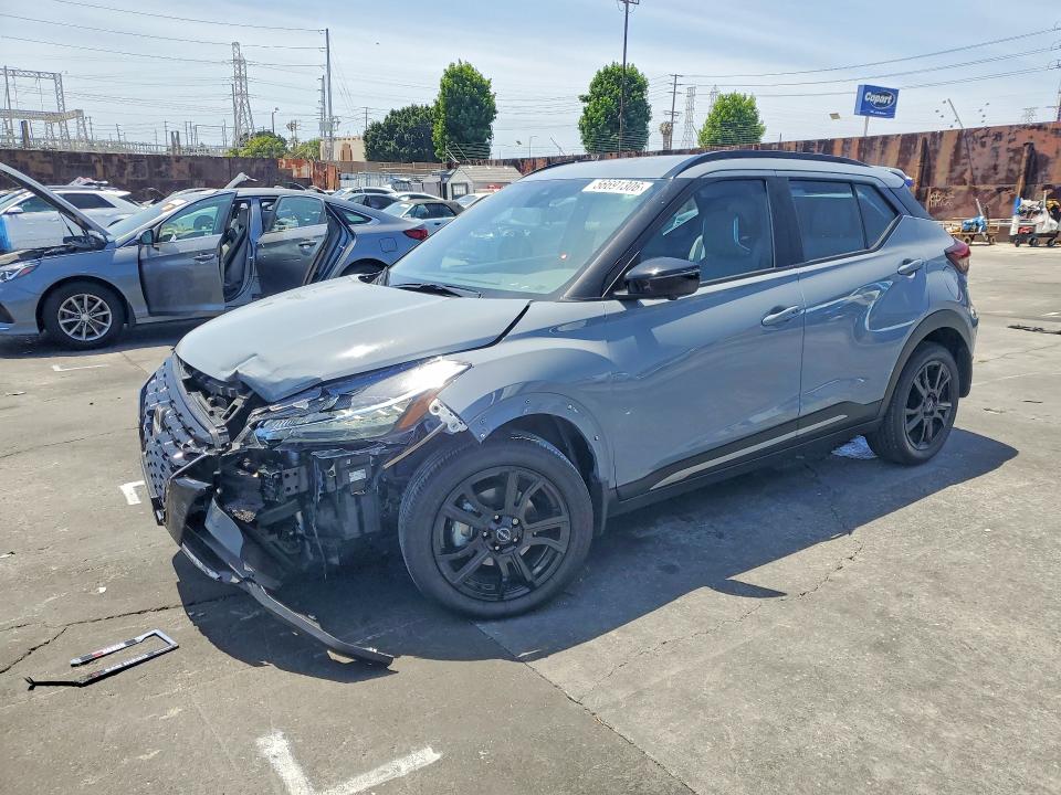 2024 Nissan Kicks VIN 3N1CP5DVXRL564611 COPART salvage auction — FRONT END, Ca - Salvage Certificate, sold $4,400 on 2026-07-31 (photo 1)