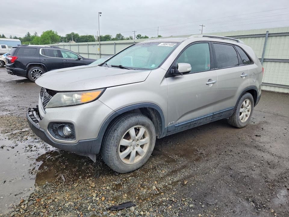 2012 Kia VIN 5XYKTCA60CG288248 COPART salvage auction — FRONT END, Pa - Certificate Of Salvage, sold $850 on 2026-07-10 (photo 1)