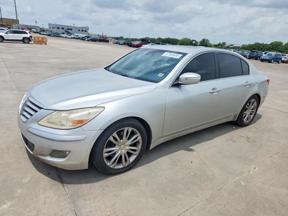 2011 Hyundai Genesis VIN KMHGC4DE4BU122905 COPART salvage auction — FRONT END, Tx - Salvage Vehicle Title, sold $700 on 2026-07-27 (photo 1)
