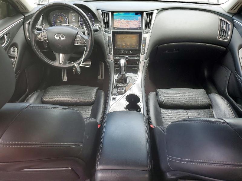 2015 Infiniti Q50 VIN JN1AV7AP4FM790708 COPART salvage auction — DAMAGE HISTORY, Fl - Certificate Of Title, sold $4,400 on 2026-07-06 (photo 8)