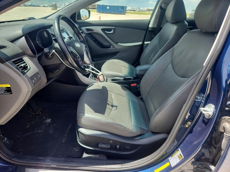 2016 Hyundai Elantra VIN KMHDH4AE6GU551849 COPART salvage auction — REAR END, Tx - Salvage Vehicle Title, sold $1,800 on 2026-07-16 (photo 7)