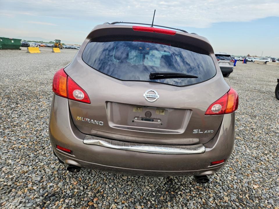 2010 Nissan Murano VIN JN8AZ1MW3AW137225 COPART salvage auction — SIDE, Co - Public - Salvage Title, sold $275 on 2026-07-23 (photo 6)