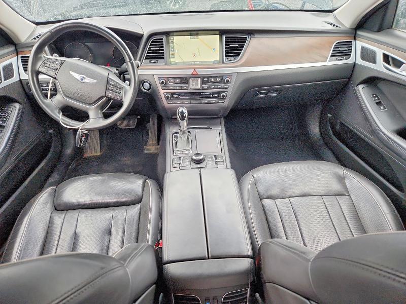 2015 Hyundai Genesis VIN KMHGN4JE5FU036149 COPART salvage auction — FRONT END, Wv - Certificate Of Title, sold $1,250 on 2026-07-07 (photo 8)
