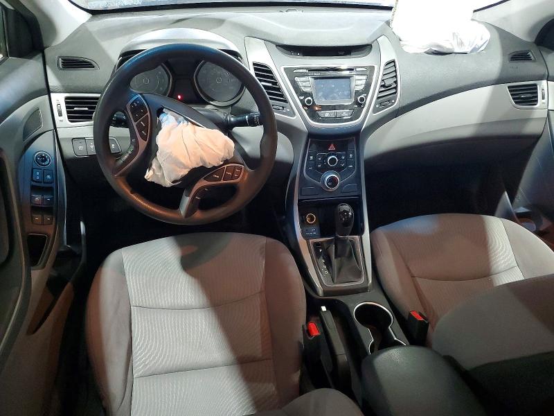 2016 Hyundai Elantra VIN 5NPDH4AE3GH746791 COPART salvage auction — FRONT END, Pa - Certificate Of Salvage, sold $700 on 2026-07-06 (photo 8)