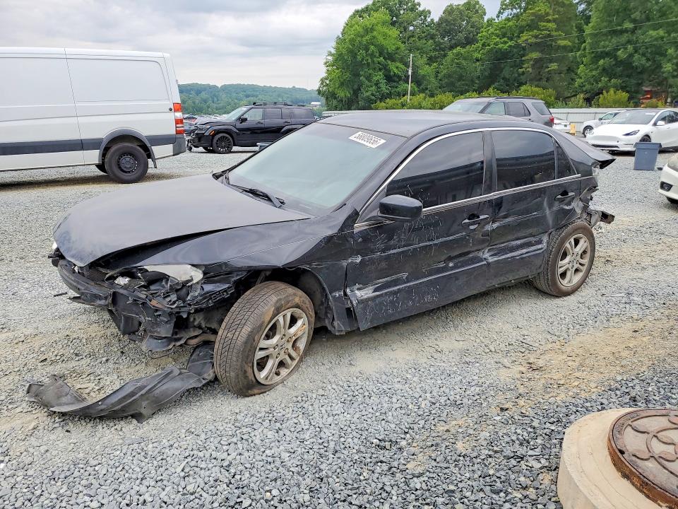 2007 Honda Accord VIN JHMCM56307C023611 COPART salvage auction — ALL OVER, Nc - Salvage Certificate Of Title, sold $225 on 2026-07-30 (photo 1)