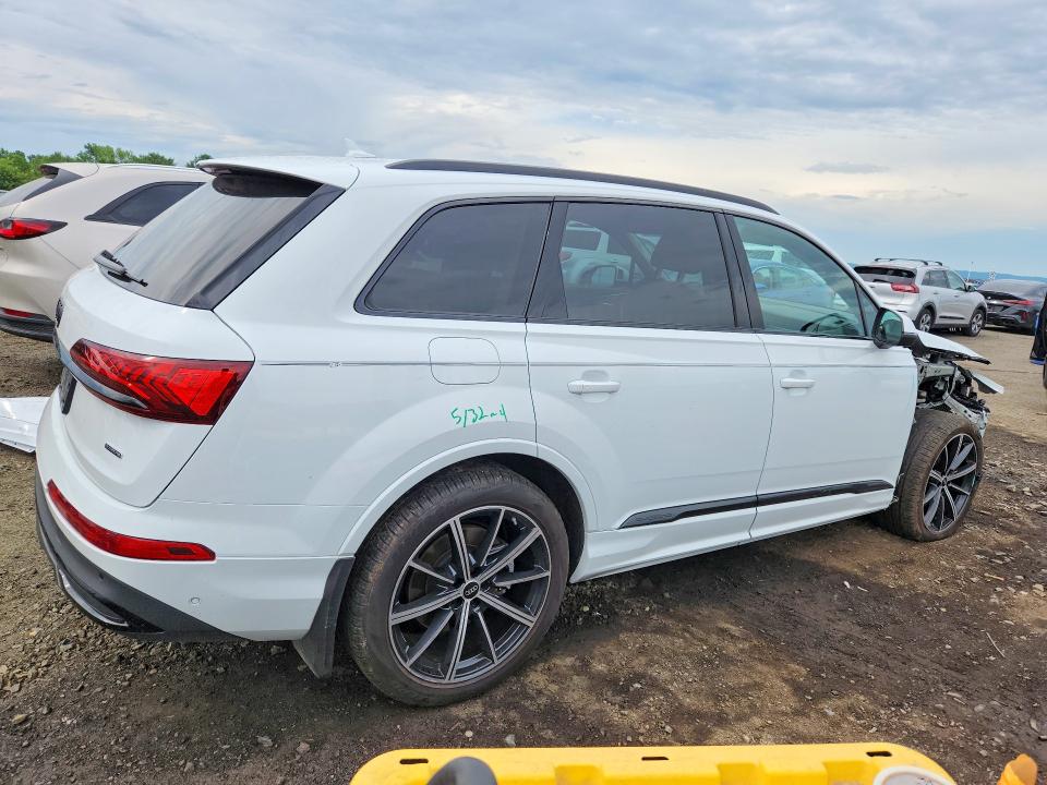 2023 Audi Q7 VIN WA1LXBF74PD007152 COPART salvage auction — FRONT END, Pa - Certificate Of Salvage, sold $3,000 on 2026-07-24 (photo 3)