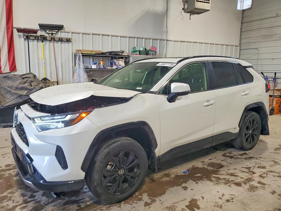 2022 Toyota Rav 4 VIN JTM16RFV5ND529390 COPART salvage auction — FRONT END, Ia - Cert Of Title-Salvage Title, sold $3,300 on 2026-07-24 (photo 1)