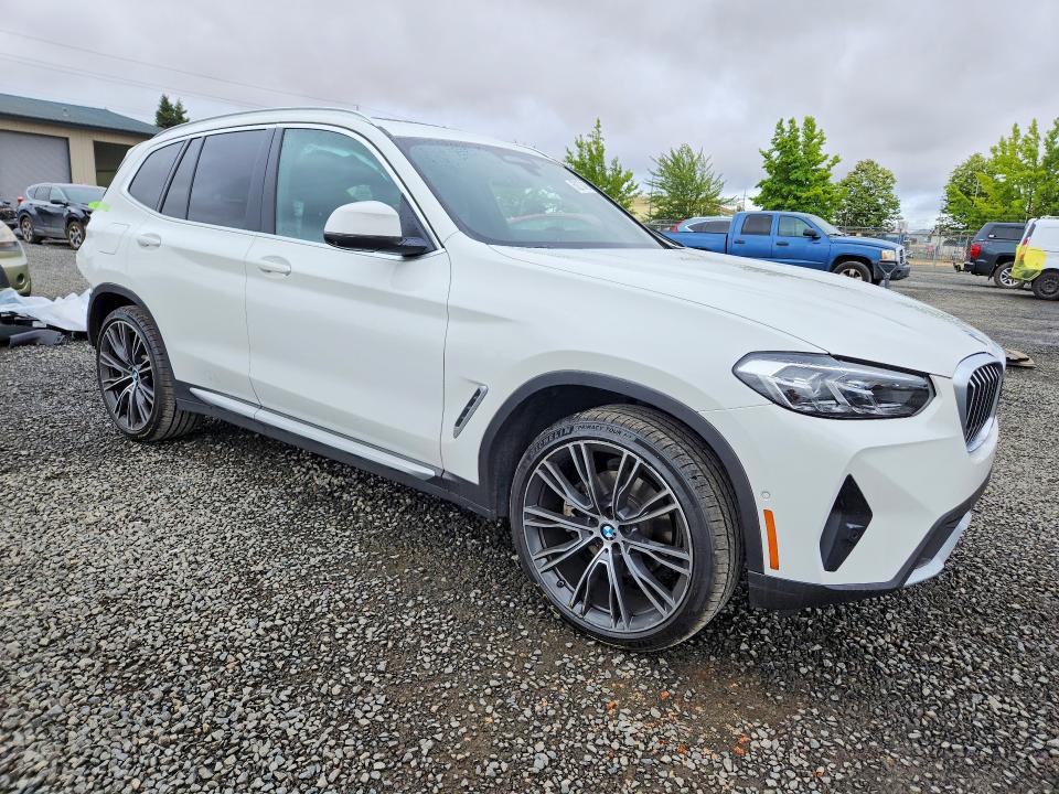 2024 BMW X3 VIN 5UX53DP06R9X09601 COPART salvage auction — REAR END, Or - Salvage Title Certificate, sold $975 on 2026-07-28 (photo 4)