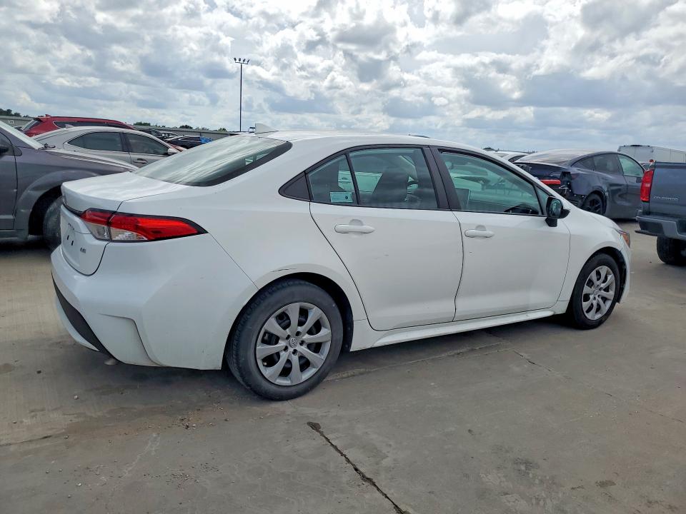 2021 Toyota Corolla VIN 5YFEPMAE4MP256026 COPART salvage auction — HAIL, Tx - Cert Of Title-Rebuilt Salvage, sold $9,600 on 2026-07-13 (photo 3)