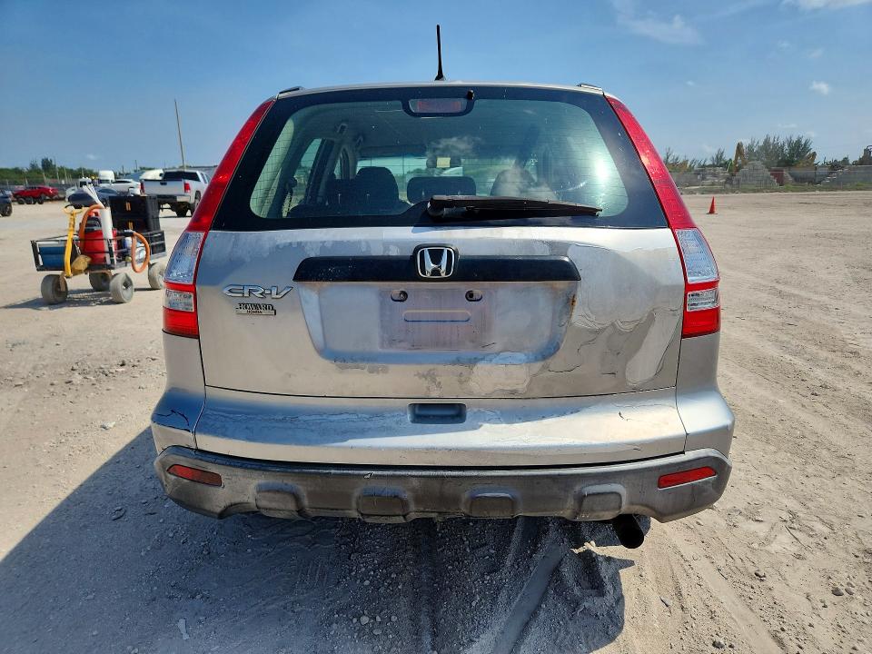 2007 Honda Cr-v VIN JHLRE38347C053367 COPART salvage auction — REAR END, FL - CERT OF TITLE SLVG REBUILDABLE, sold $1,900 on 2026-07-09 (photo 6)