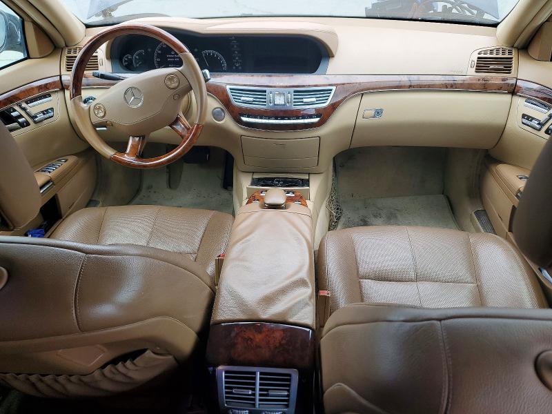 2007 Mercedes-benz S class VIN WDDNG71X87A112030 COPART salvage auction — VANDALISM, Ca - Salvage Certificate, sold $950 on 2026-07-06 (photo 8)