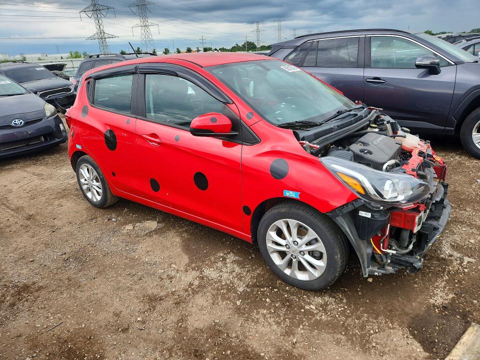 2021 Chevrolet Spark VIN KL8CD6SA1MC743886 COPART salvage auction — FRONT END, Il - Salvage Certificate, sold $525 on 2026-07-21 (photo 4)