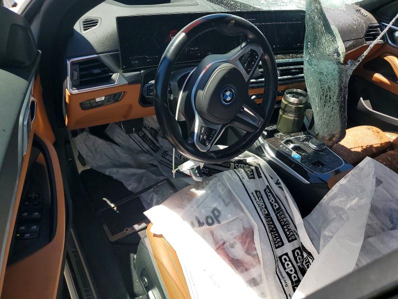 2024 BMW I4 VIN WBY43AW04RFR71887 COPART salvage auction — FRONT END, Pa - Certificate Of Salvage, sold $2,200 on 2026-07-24 (photo 8)