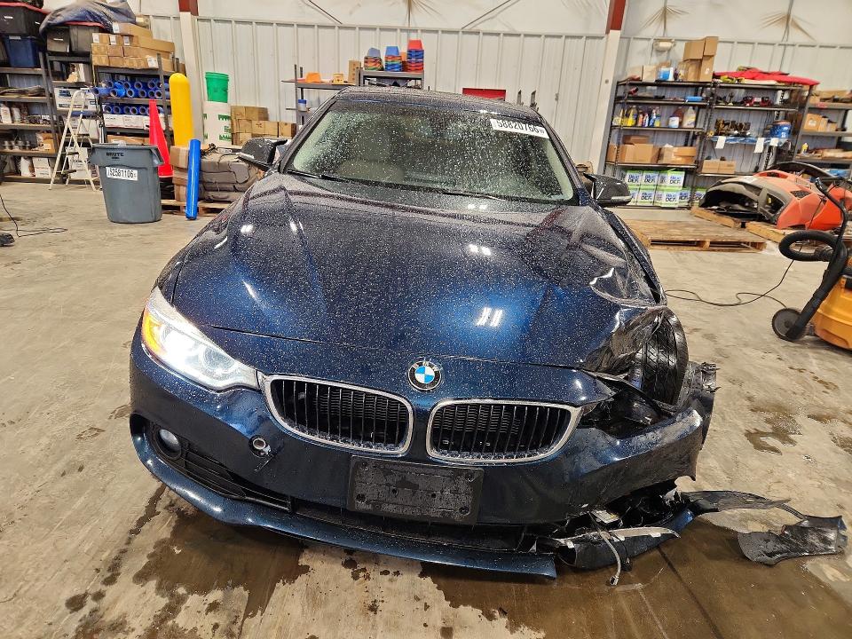 2015 BMW 4 series VIN WBA3N9C57FK247066 COPART salvage auction — FRONT END, Wi - Certificate Of Title, sold $2,100 on 2026-07-21 (photo 5)