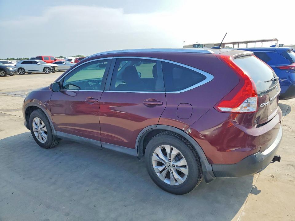 2012 Honda Cr-v VIN 5J6RM3H72CL036736 COPART salvage auction — REAR END, Tx - Salvage Vehicle Title, sold $3,250 on 2026-07-02 (photo 2)