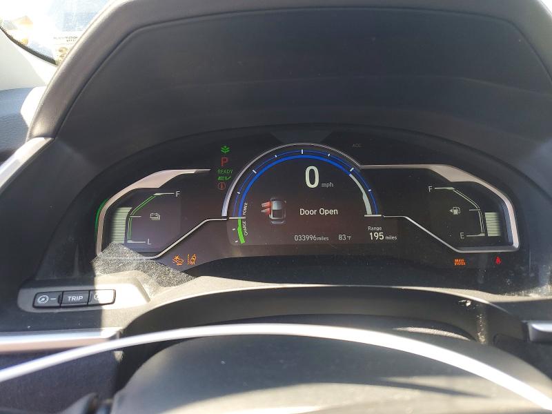 2018 Honda Clarity VIN JHMZC5F3XJC007548 COPART salvage auction — FRONT END, Nj - Cert Of Title-Salvage, sold $1,100 on 2026-07-24 (photo 9)