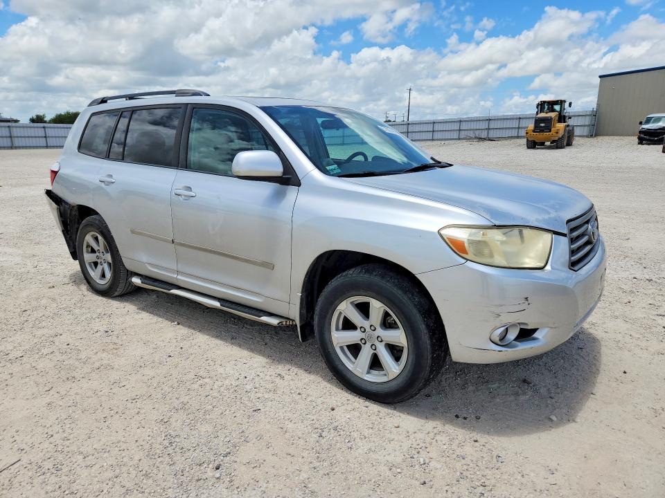 2010 Toyota Highlander VIN 5TDKK3EH1AS015821 COPART salvage auction — REAR END, Tx - Salvage Vehicle Title, sold $2,200 on 2026-07-02 (photo 4)