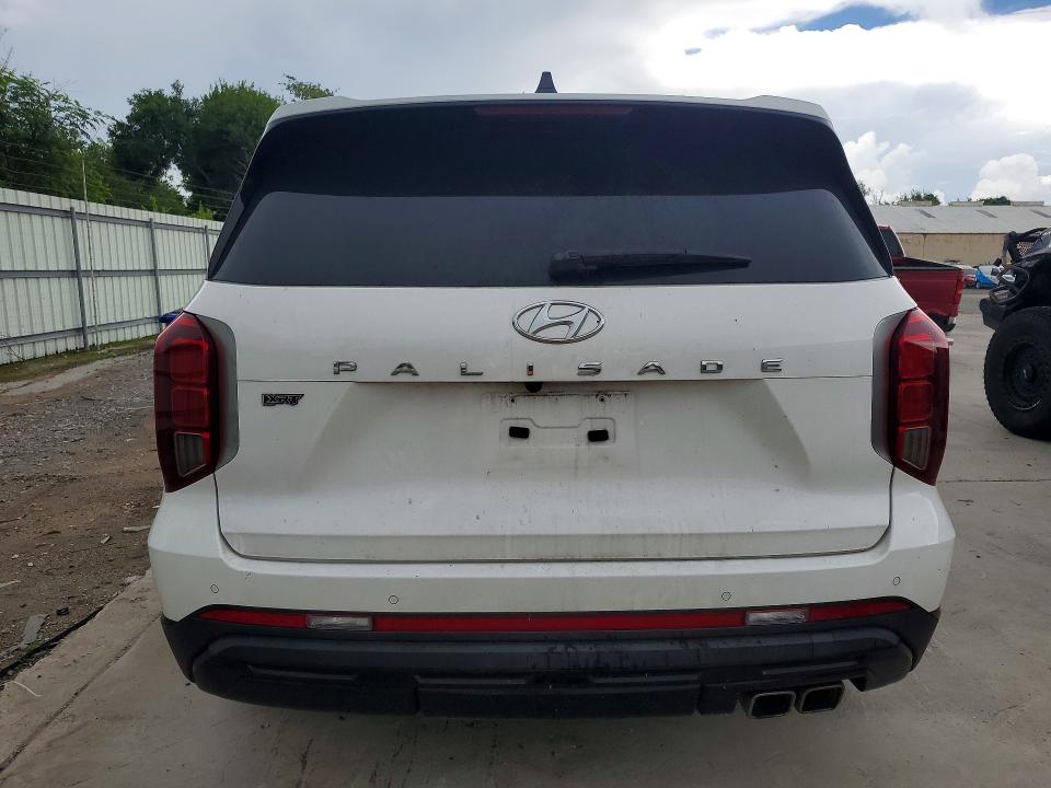 2024 Hyundai Palisade VIN KM8R34GE9RU693742 COPART salvage auction — FRONT END, Tx - Salvage Vehicle Title, sold $100 on 2026-07-28 (photo 6)