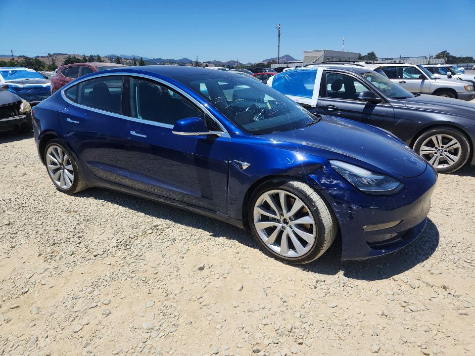 2018 Tesla VIN 5YJ3E1EB9JF146608 COPART salvage auction — FRONT END, Ca - Salvage Certificate, sold $8,500 on 2026-07-14 (photo 4)