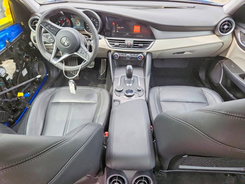2018 Alfa romeo VIN ZARFAEDNXJ7573383 COPART salvage auction — FRONT END, MD - CERT OF SALVAGE > 75% DAMAGE, sold $6,600 on 2026-07-31 (photo 8)
