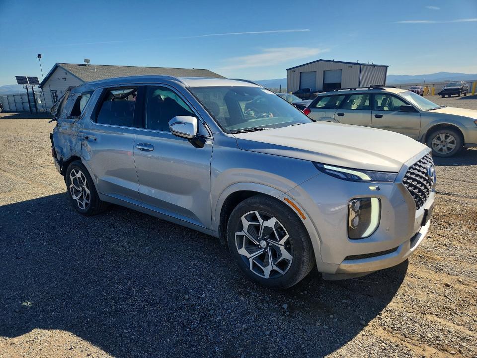 2022 Hyundai VIN KM8R7DHE6NU442304 COPART salvage auction — REAR END, Mt - Salvage Certificate Of A Vehic, sold $3,300 on 2026-07-21 (photo 4)