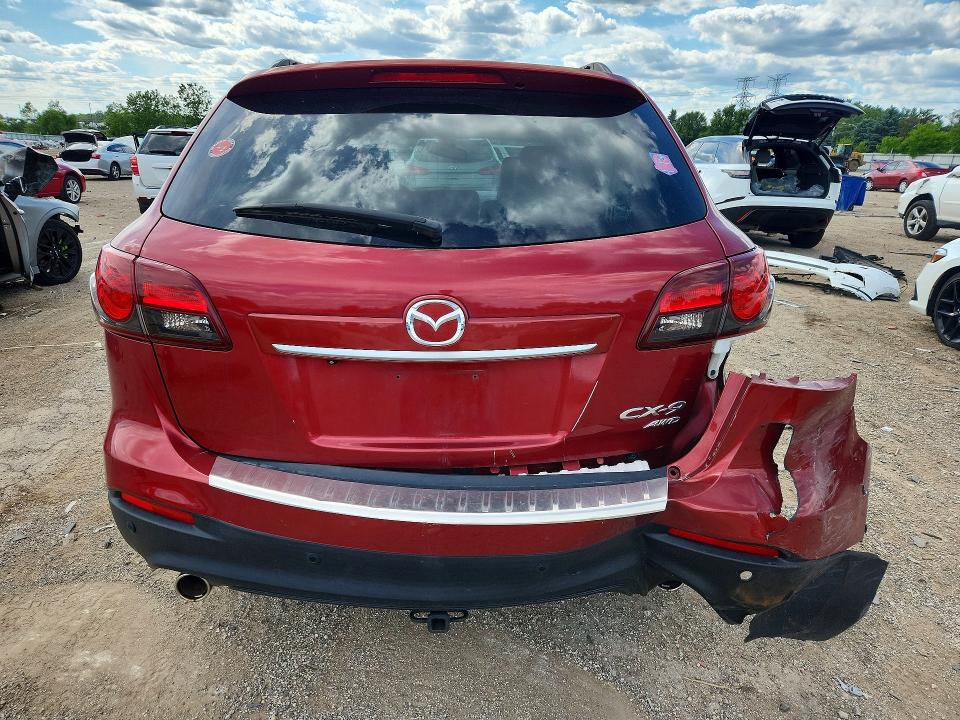 2015 Mazda Cx-9 VIN JM3TB3DA1F0460067 COPART salvage auction — REAR END, Il - Salvage Certificate, sold $550 on 2026-07-16 (photo 6)