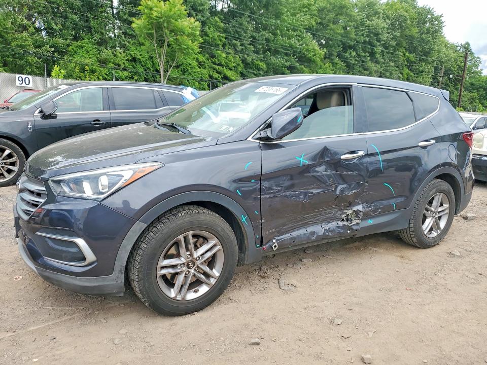2018 Hyundai VIN 5XYZTDLB4JG572378 COPART salvage auction — SIDE, Pa - Certificate Of Salvage, sold $3,650 on 2026-07-13 (photo 1)