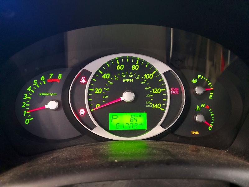 2006 Hyundai Tucson VIN KM8JN12D86U271929 COPART salvage auction — FRONT END, Pa - Certificate Of Salvage, sold $1,100 on 2026-07-24 (photo 9)