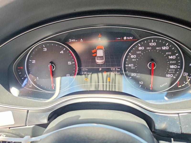 2015 Audi A6 VIN WAUFMAFC5FN022462 COPART salvage auction — FRONT END, Nc - Salvage Certificate Of Title, sold $650 on 2026-07-29 (photo 9)