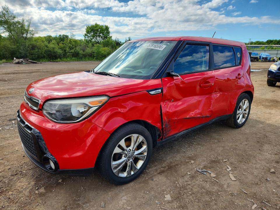 2016 Kia Soul VIN KNDJP3A51G7819970 COPART salvage auction — FRONT END, Oh - Cert Of Title-Salvage, sold $550 on 2026-07-16 (photo 1)