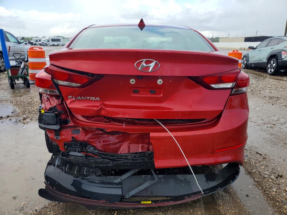 2018 Hyundai Elantra VIN 5NPD84LF8JH223392 COPART salvage auction — REAR END, Tx - Salvage Vehicle Title, sold $2,800 on 2026-07-09 (photo 6)