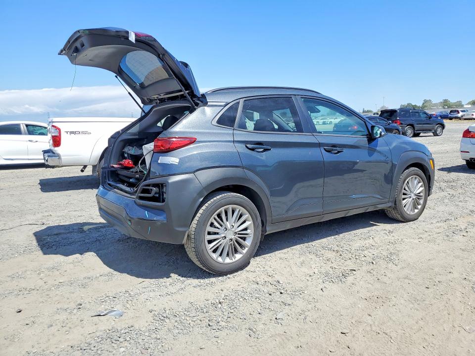2019 Hyundai Kona VIN KM8K22AA2KU392444 COPART salvage auction — REAR END, CA - SALVAGE CERTIFICATE, sold $975 on 2026-07-23 (photo 3)