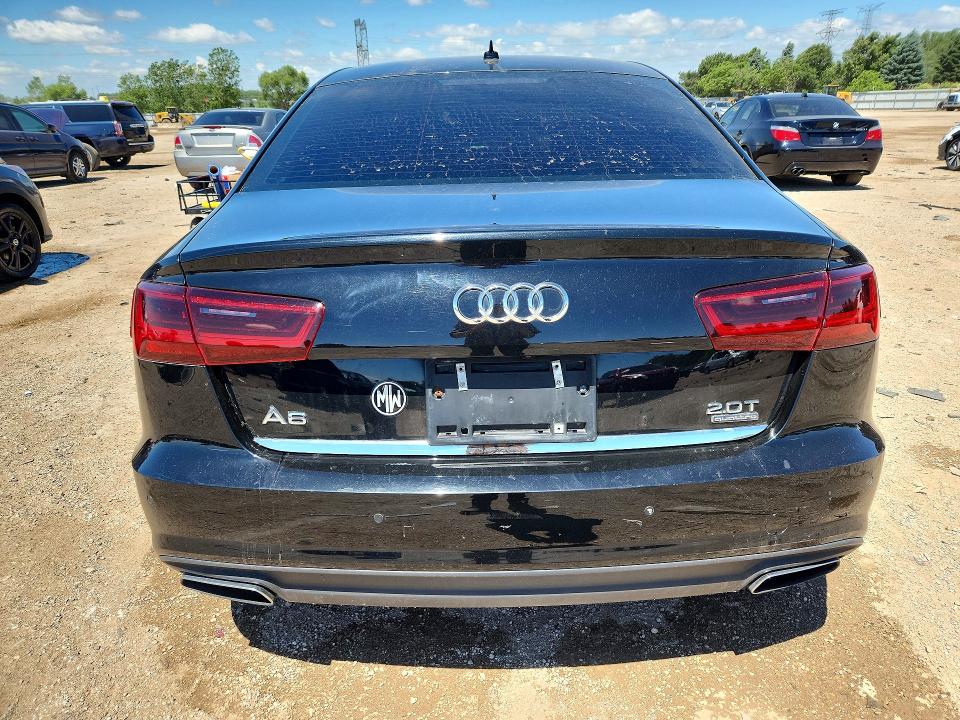 2017 Audi A6 VIN WAUG8AFC4HN017765 COPART salvage auction — FRONT END, Il - Salvage Certificate, sold $2,500 on 2026-07-21 (photo 6)