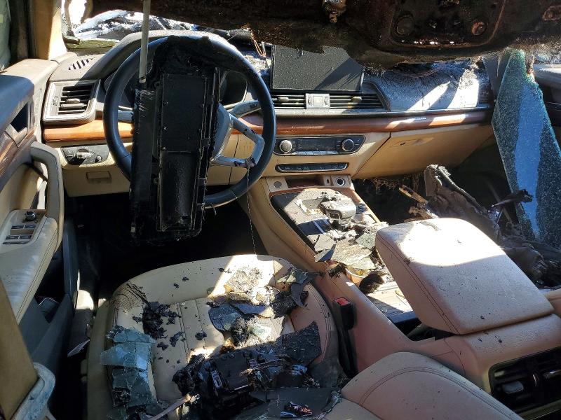 2021 Audi Q5 VIN WA1BAAFY0M2051298 COPART salvage auction — ENGINE BURN, Ny - Mv-907A Salvage Certificate, sold $1,150 on 2026-08-03 (photo 8)