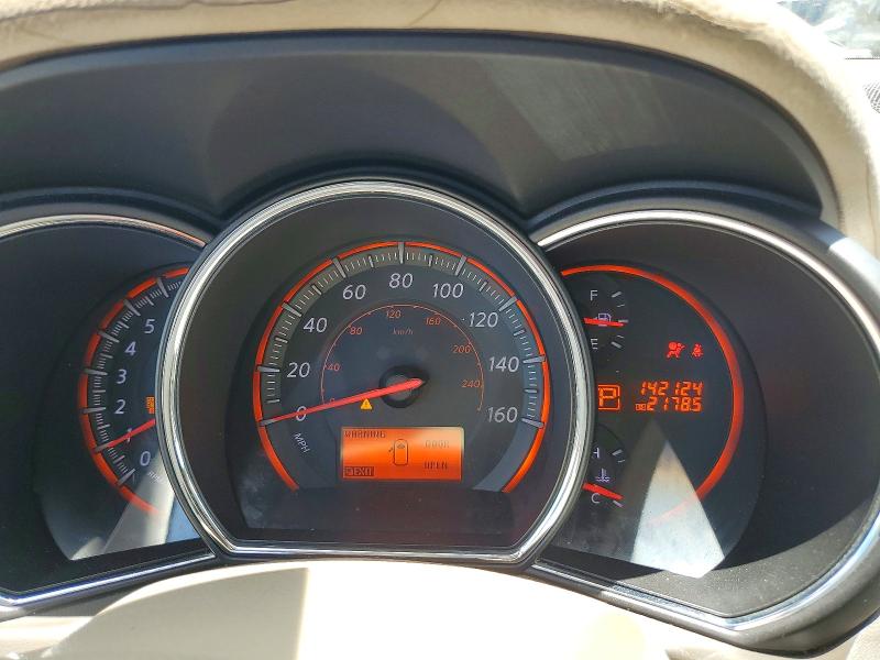 2010 Nissan Murano VIN JN8AZ1MU8AW012784 COPART salvage auction — REAR END, Fl - Cert Of Title Slvg Rebuildable, sold $575 on 2026-07-10 (photo 9)