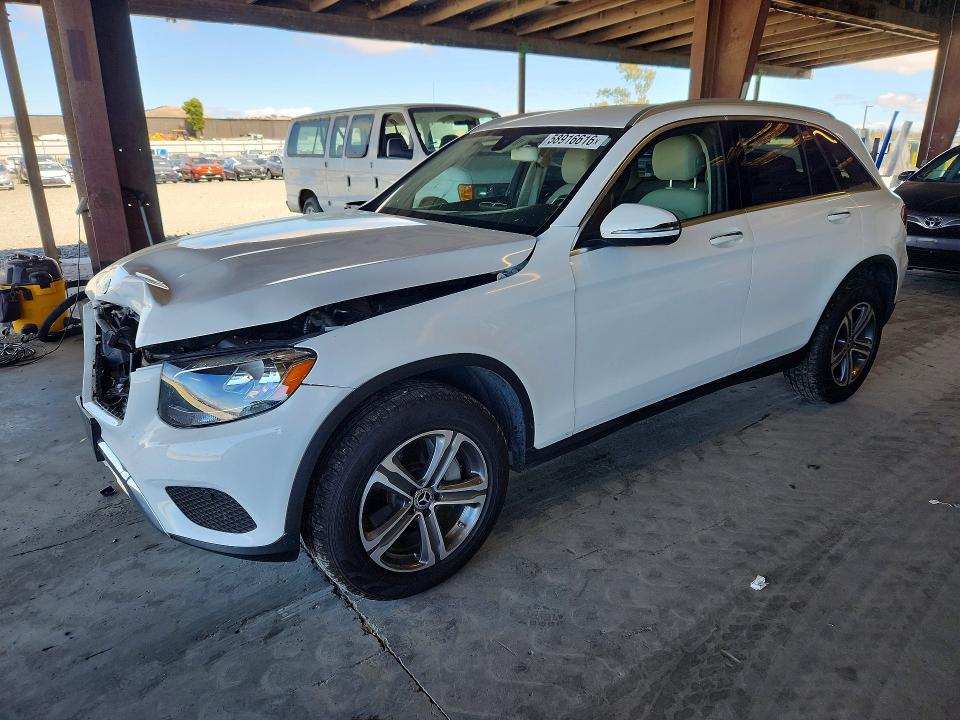 2019 Mercedes-benz Glc VIN WDC0G4JB5KV133792 COPART salvage auction — FRONT END, Salvage Title, sold $7,200 on 2026-07-13 (photo 1)