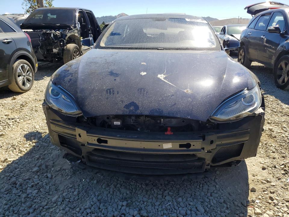 2013 Tesla Model s VIN 5YJSA1AC7DFP10217 COPART salvage auction — FRONT END, Ca - Salvage Certificate, sold $1,900 on 2026-07-07 (photo 5)