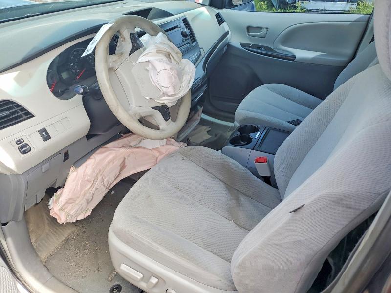 2013 Toyota Sienna VIN 5TDKK3DC8DS355882 COPART salvage auction — FRONT END, ON - PERMIT SALVAGE, sold $2,400 on 2026-07-14 (photo 7)