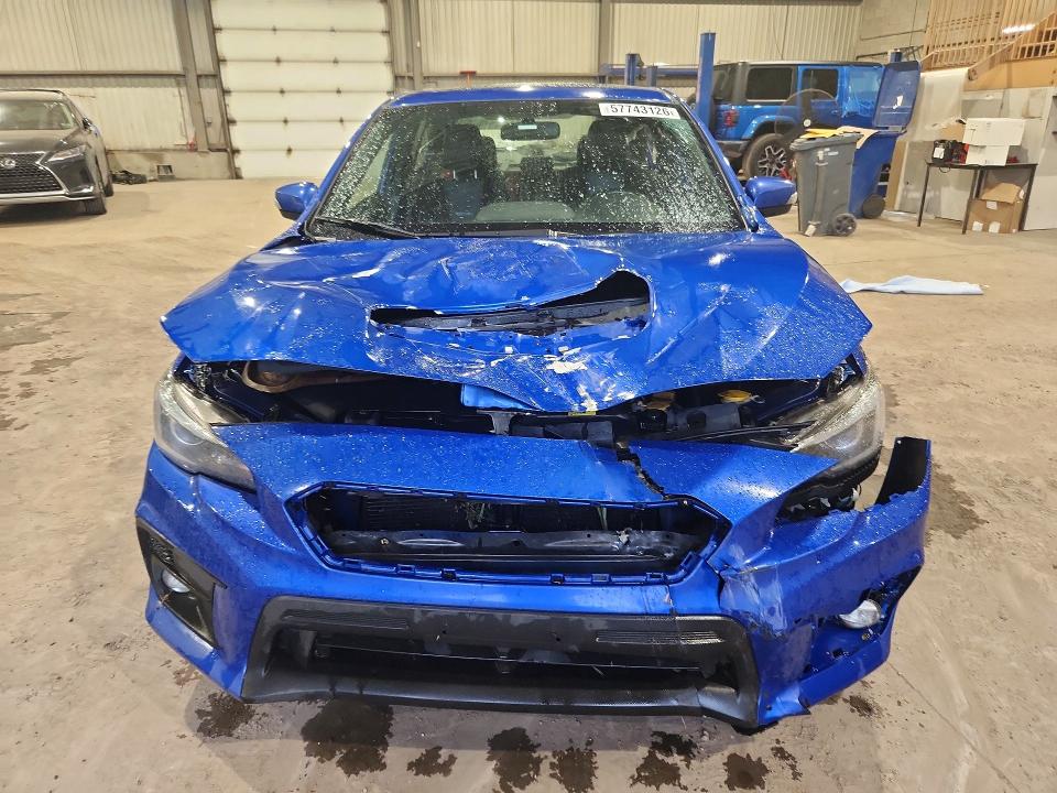 2018 Subaru Wrx VIN JF1VA1K62J9801011 COPART salvage auction — FRONT END, On - Permit Salvage, sold $3,700 on 2026-07-14 (photo 5)