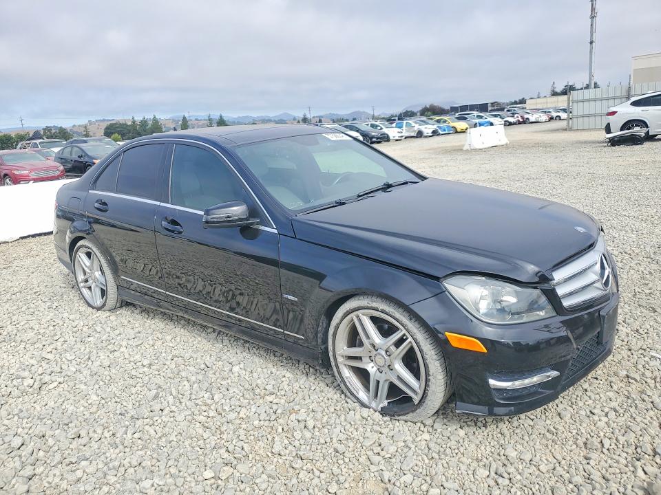 2012 Mercedes-benz VIN WDDGF4HB0CA644287 COPART salvage auction — UNDERCARRIAGE, Ca - Salvage Certificate, sold $1,250 on 2026-08-18 (photo 4)